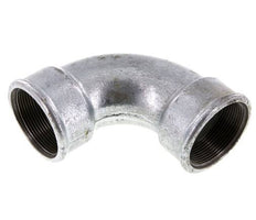 90 Grad abgewinkeltes Fitting Rp2'' Innengewinde kurz Gusseisen 25bar (351.25psi)
