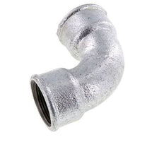 90 Grad abgewinkeltes Fitting Rp1 1/4'' Innengewinde kurz Gusseisen 25bar (351.25psi)