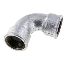 90 Grad abgewinkeltes Fitting Rp1 1/4'' Innengewinde kurz Gusseisen 25bar (351.25psi)