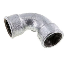 90 Grad abgewinkeltes Fitting Rp1 1/4'' Innengewinde kurz Gusseisen 25bar (351.25psi)
