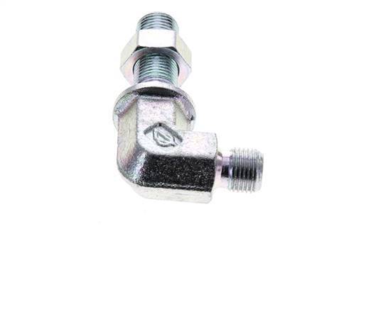90 Grad abgewinkeltes Fitting G1/8'' Bulkhead Hochdruck Stahl 60° Konus 350bar (4917.5psi) Hydraulik