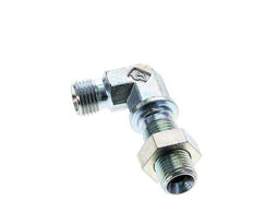 90 Grad abgewinkeltes Fitting G1/4'' Bulkhead Hochdruck Stahl 60° Konus 350bar (4917.5psi) Hydraulisch
