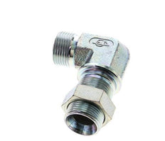 90 Grad abgewinkeltes Fitting G3/4'' Bulkhead Hochdruck Stahl 60° Konus 325bar (4566.25psi) Hydraulisch