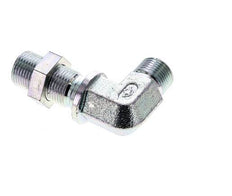 90deg Angled Fitting G3/8'' Bulkhead High Pressure Steel 60° Cone 325bar (4566.25psi) Hydraulic