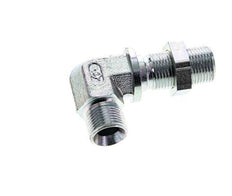 90 Grad abgewinkeltes Fitting G3/8'' Bulkhead Hochdruckstahl 60° Konus 325bar (4566.25psi) Hydraulisch