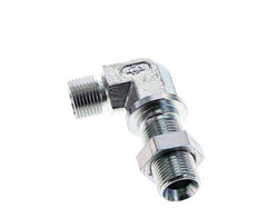 90 Grad abgewinkeltes Fitting G3/8'' Bulkhead Hochdruckstahl 60° Konus 325bar (4566.25psi) Hydraulisch