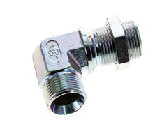 90 Grad abgewinkeltes Fitting G1'' Bulkhead Hochdruckstahl 60° Konus 225bar (3161.25psi) Hydraulik