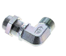 90 Grad abgewinkeltes Fitting G1'' Bulkhead Hochdruckstahl 60° Konus 225bar (3161.25psi) Hydraulik