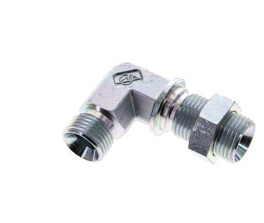 90 Grad abgewinkeltes Fitting G1/2'' Schott Hochdruck Stahl 60° Konus 350bar (4917.5psi) Hydraulisch