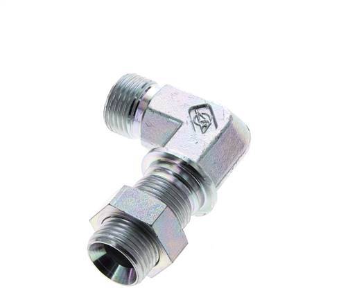 90 Grad abgewinkeltes Fitting G1/2'' Schott Hochdruck Stahl 60° Konus 350bar (4917.5psi) Hydraulisch