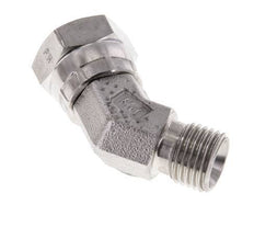 45° abgewinkeltes Fitting G1/4'' Innengewinde x Außengewinde Hochdruck-Edelstahl 60° Konus 350bar (4917.5psi) Hydraulik