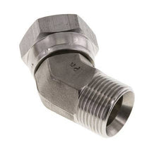 45 Grad abgewinkeltes Fitting G1'' Innengewinde x Außengewinde Hochdruck Edelstahl 60° Konus 150bar (2107.5psi) Hydraulisch