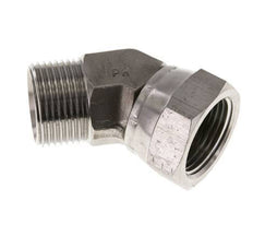 45 Grad abgewinkeltes Fitting G1'' Innengewinde x Außengewinde Hochdruck Edelstahl 60° Konus 150bar (2107.5psi) Hydraulisch