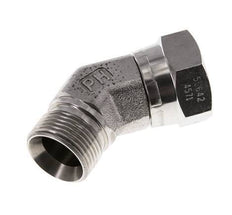 45 Grad abgewinkeltes Fitting G3/4'' Innengewinde x Außengewinde Hochdruck Edelstahl 60° Konus 175bar (2458.75psi) Hydraulisch