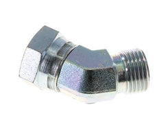 45 Grad abgewinkeltes Fitting G1/2'' Innengewinde x Außengewinde Hochdruckstahl 60° Konus 300bar (4215.0psi) Hydraulisch