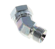 45 Grad abgewinkeltes Fitting G1/2'' Innengewinde x Außengewinde Hochdruckstahl 60° Konus 300bar (4215.0psi) Hydraulisch