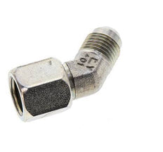 45° JIC-Winkelverschraubung UNF 9/16''-18 Außengewinde x Innengewinde Stahl 275bar (3863.75psi)