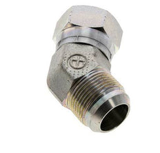 45° JIC-Winkelverschraubung UN 1-5/16''-12 Außengewinde x Innengewinde Stahl 170bar (2388,5psi)