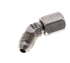 45° JIC-Winkelfitting UNF 7/16''-20 Außengewinde x Innengewinde Edelstahl 310bar (4355,5psi)