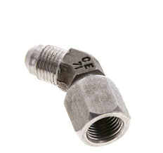 45° JIC-Winkelfitting UNF 1/2''-20 Außengewinde x Innengewinde Edelstahl 275bar (3863.75psi)