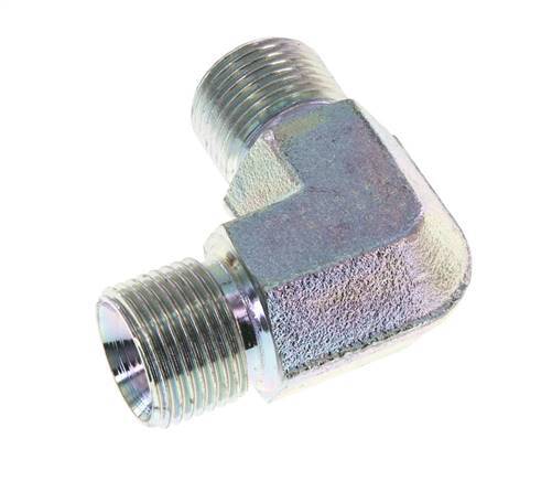 90-Grad-Winkelfitting G3/8'' Hochdruck-Stahl 60° Konus 325bar (4566.25psi) Hydraulik