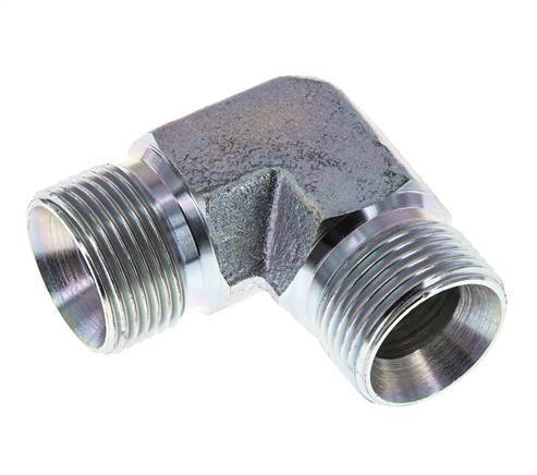 90 Grad abgewinkeltes Fitting G3/4'' Hochdruckstahl 60° Konus 325bar (4566.25psi) Hydraulisch