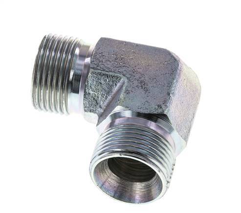 90 Grad abgewinkeltes Fitting G3/4'' Hochdruckstahl 60° Konus 325bar (4566.25psi) Hydraulisch