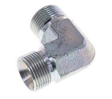 90deg Angled Fitting G3/4'' High Pressure Steel 60° Cone 325bar (4566.25psi) Hydraulic