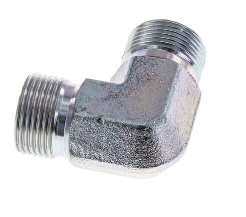 90 Grad abgewinkeltes Fitting G3/4'' Hochdruckstahl 60° Konus 325bar (4566.25psi) Hydraulisch