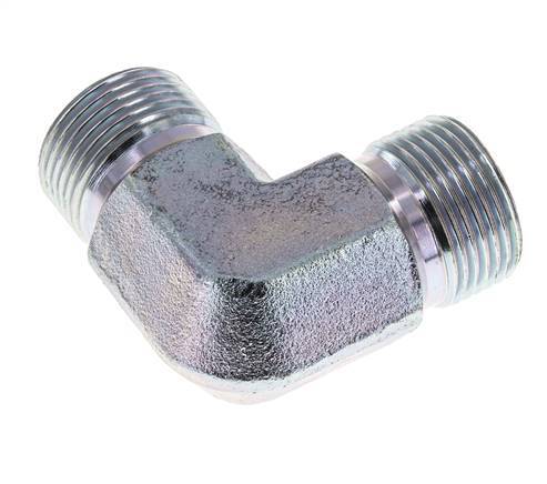 90 Grad abgewinkeltes Fitting G3/4'' Hochdruckstahl 60° Konus 325bar (4566.25psi) Hydraulisch