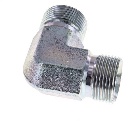 90 Grad abgewinkeltes Fitting G3/4'' Hochdruckstahl 60° Konus 325bar (4566.25psi) Hydraulisch