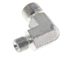 90 Grad abgewinkelte Reduzierverschraubung G1/8'' x G1/4'' Hochdruckstahl 60° Konus 350bar (4917.5psi) Hydraulik