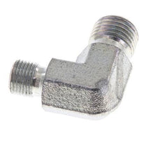 90 Grad abgewinkelte Reduzierverschraubung G1/8'' x G1/4'' Hochdruckstahl 60° Konus 350bar (4917.5psi) Hydraulik