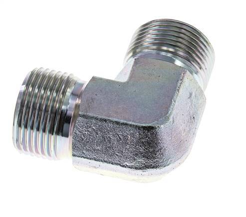 90 Grad abgewinkeltes Fitting G1'' Hochdruck-Stahl 60° Konus 225bar (3161.25psi) Hydraulisch