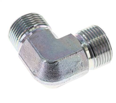 90 Grad abgewinkeltes Fitting G1'' Hochdruck-Stahl 60° Konus 225bar (3161.25psi) Hydraulisch
