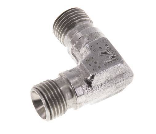 90 Grad abgewinkeltes Fitting G1/8'' Hochdruck-Edelstahl 60° Konus 400bar (5620.0psi) Hydraulisch