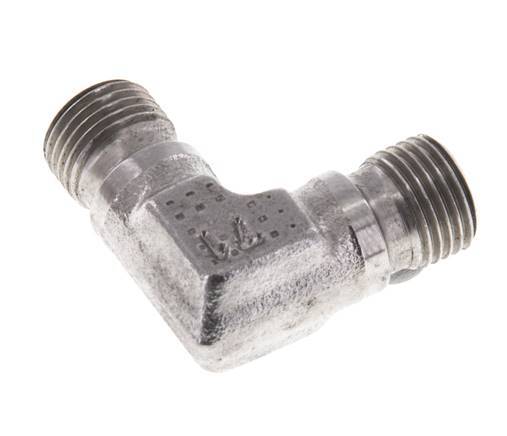 90 Grad abgewinkeltes Fitting G1/8'' Hochdruck-Edelstahl 60° Konus 400bar (5620.0psi) Hydraulisch