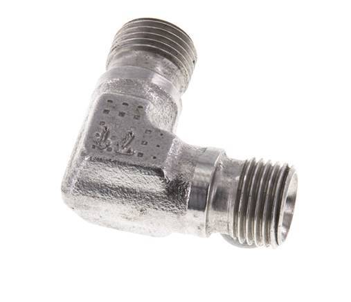 90 Grad abgewinkeltes Fitting G1/8'' Hochdruck-Edelstahl 60° Konus 400bar (5620.0psi) Hydraulisch
