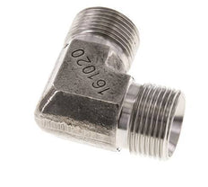 90 Grad abgewinkeltes Fitting G3/4'' Hochdruck-Edelstahl 60° Konus 325bar (4566.25psi) Hydraulisch