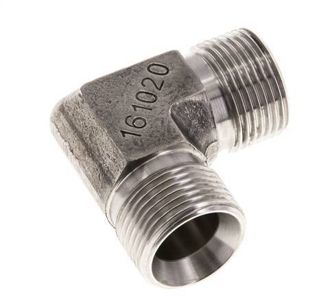 90 Grad abgewinkeltes Fitting G3/4'' Hochdruck-Edelstahl 60° Konus 325bar (4566.25psi) Hydraulisch