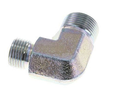 90 Grad abgewinkelte Reduzierverschraubung G1/2'' x G3/4'' Hochdruckstahl 60° Konus 325bar (4566.25psi) Hydraulik