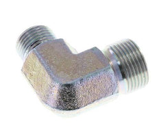 90 Grad abgewinkelte Reduzierverschraubung G1/2'' x G3/4'' Hochdruckstahl 60° Konus 325bar (4566.25psi) Hydraulik