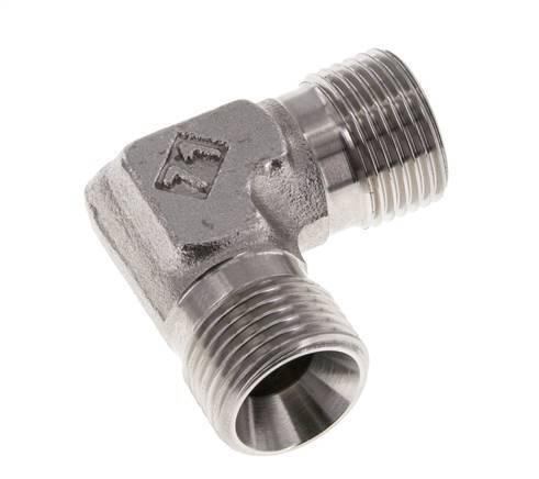 90-Grad-Winkelfitting G3/8'' Hochdruck-Edelstahl 60° Konus 325bar (4566.25psi) Hydraulik