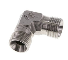90-Grad-Winkelfitting G3/8'' Hochdruck-Edelstahl 60° Konus 325bar (4566.25psi) Hydraulik