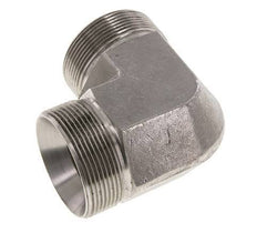90 Grad abgewinkeltes Fitting G2'' Hochdruck-Edelstahl 60° Konus 175bar (2458.75psi) Hydraulisch