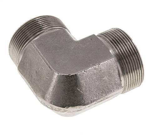 90 Grad abgewinkeltes Fitting G2'' Hochdruck-Edelstahl 60° Konus 175bar (2458.75psi) Hydraulisch