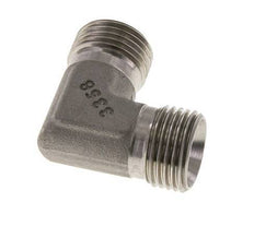90 Grad abgewinkeltes Fitting G1/2'' Hochdruck-Edelstahl 60° Konus 350bar (4917.5psi) Hydraulisch