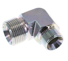 90 Grad abgewinkelte Reduzierverschraubung G3/4'' x G1'' Hochdruckstahl 60° Konus 225bar (3161.25psi) Hydraulik
