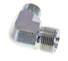 90 Grad abgewinkelte Reduzierverschraubung G3/4'' x G1'' Hochdruckstahl 60° Konus 225bar (3161.25psi) Hydraulik