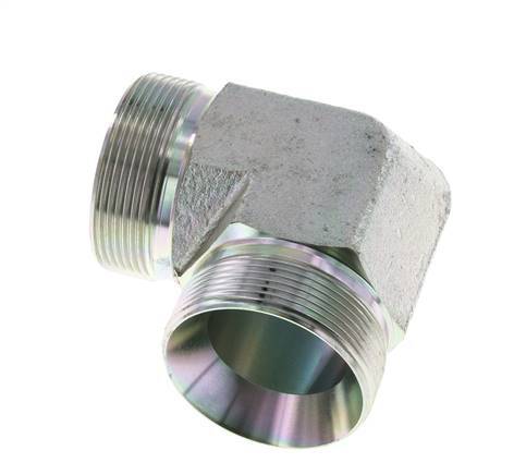 90 Grad abgewinkeltes Fitting G2'' Hochdruck-Stahl 60° Konus 175bar (2458.75psi) Hydraulisch